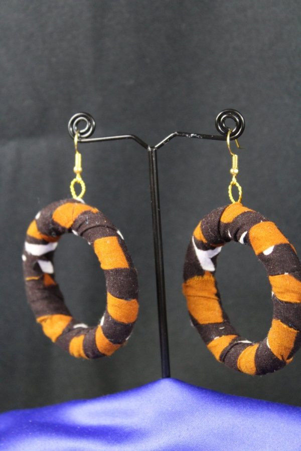 Mud Cloth African Earrings